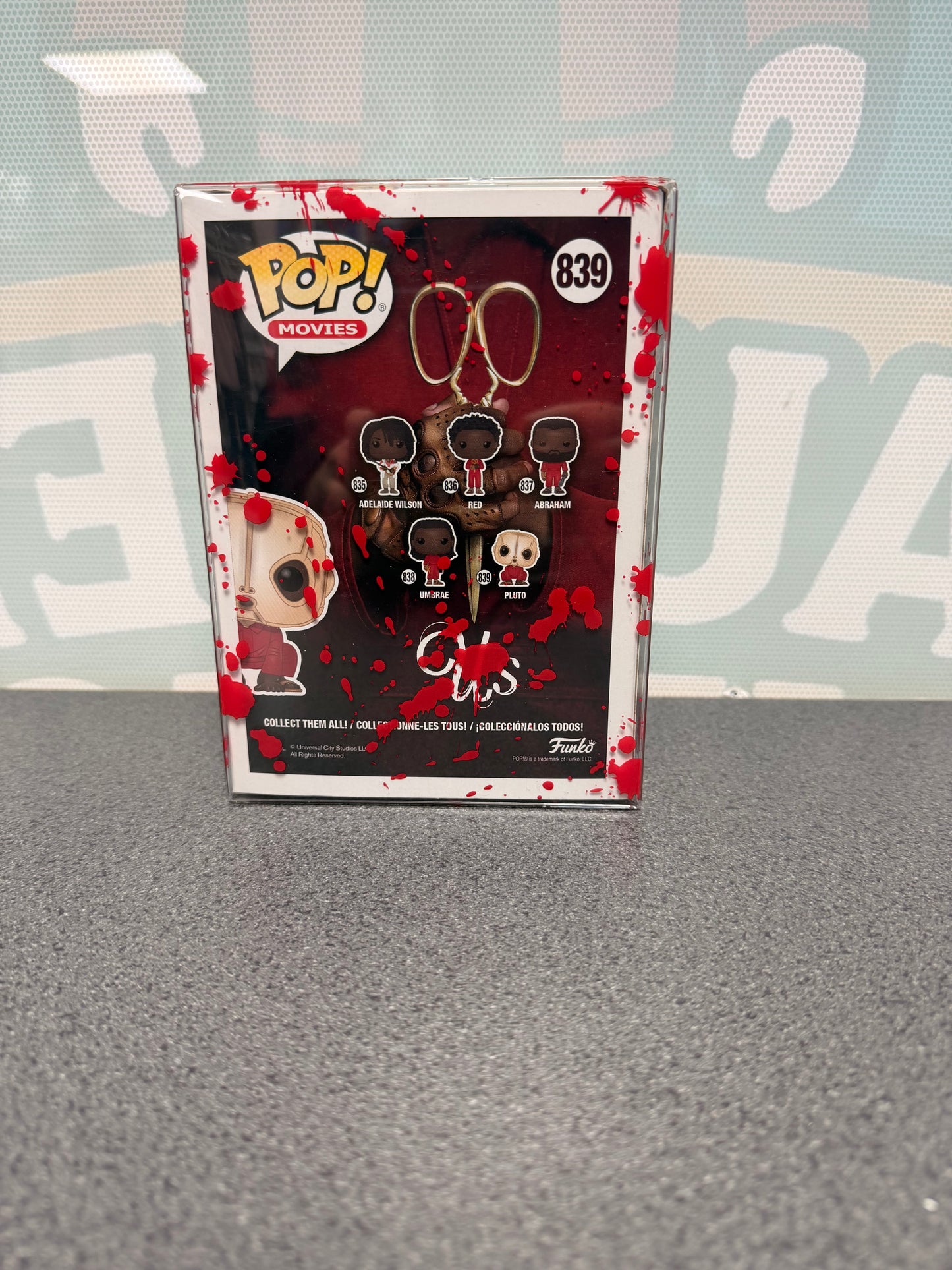 Pluto #839 Chase Funko Pop! from Us – back of box