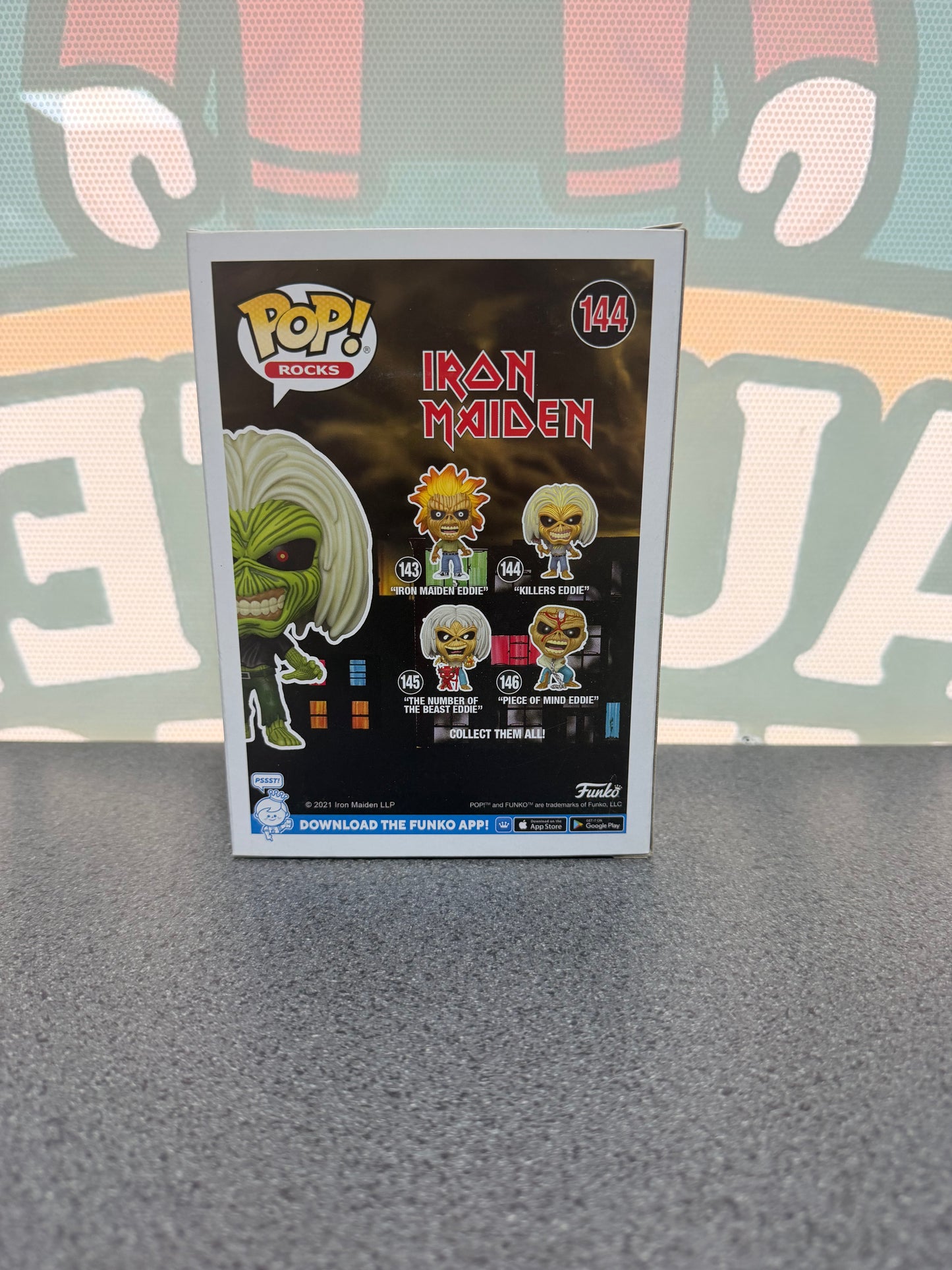 Killers Eddie Funko Pop! #144 – Iron Maiden, Glow in the Dark