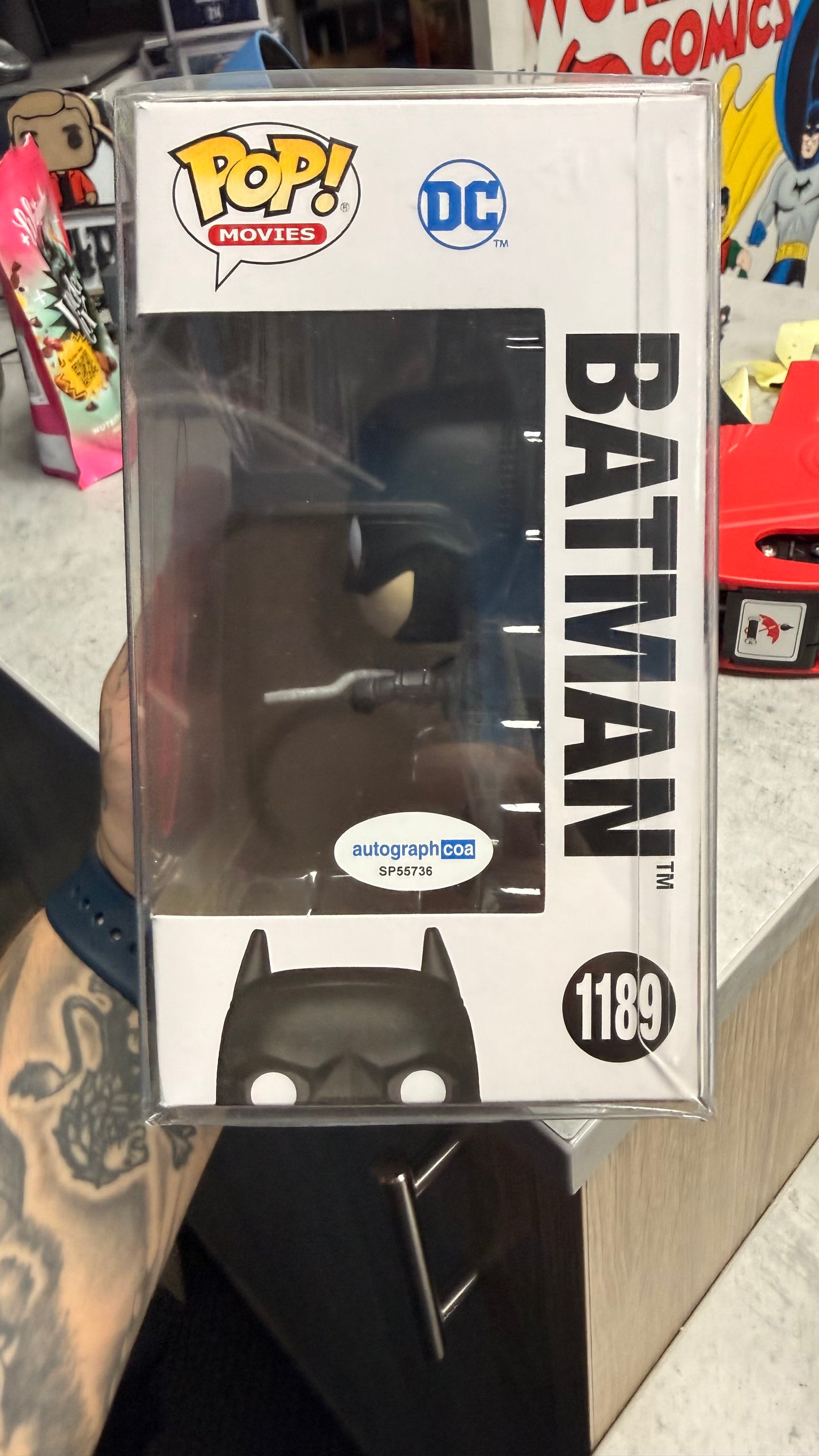 SIGNED Robert Pattinson Funko