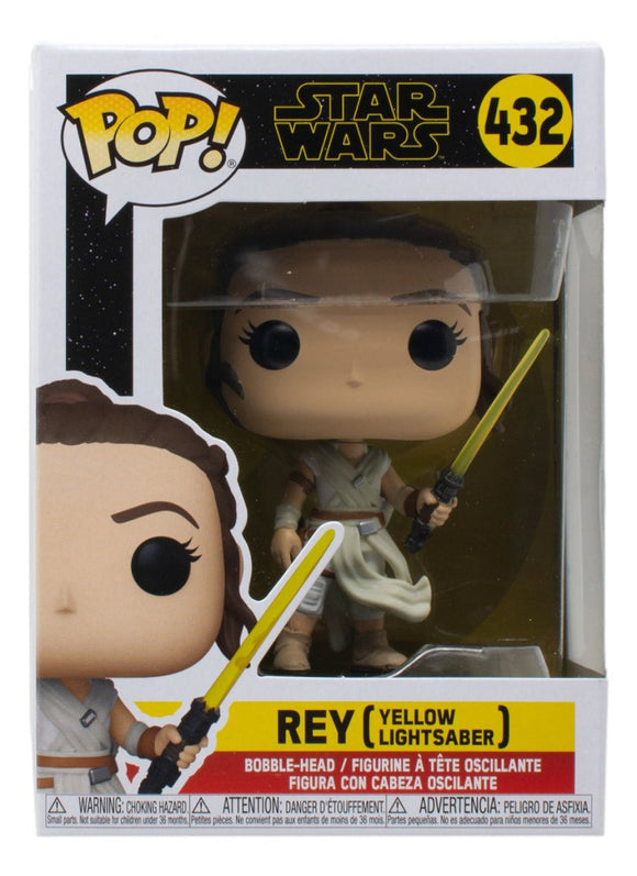 Funko Pop! Star Wars Rey Yellow Lightsaber Vinyl Bobblehead