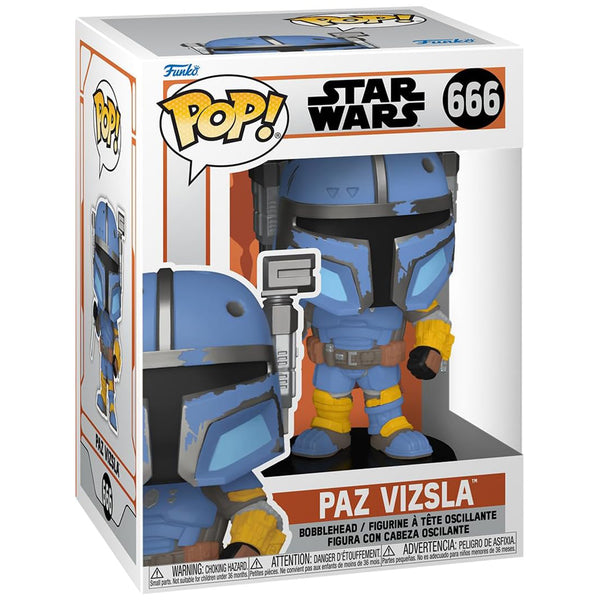 Funko POP! Star Wars The Mandalorian S9 Paz Vizsla Vinyl Figure