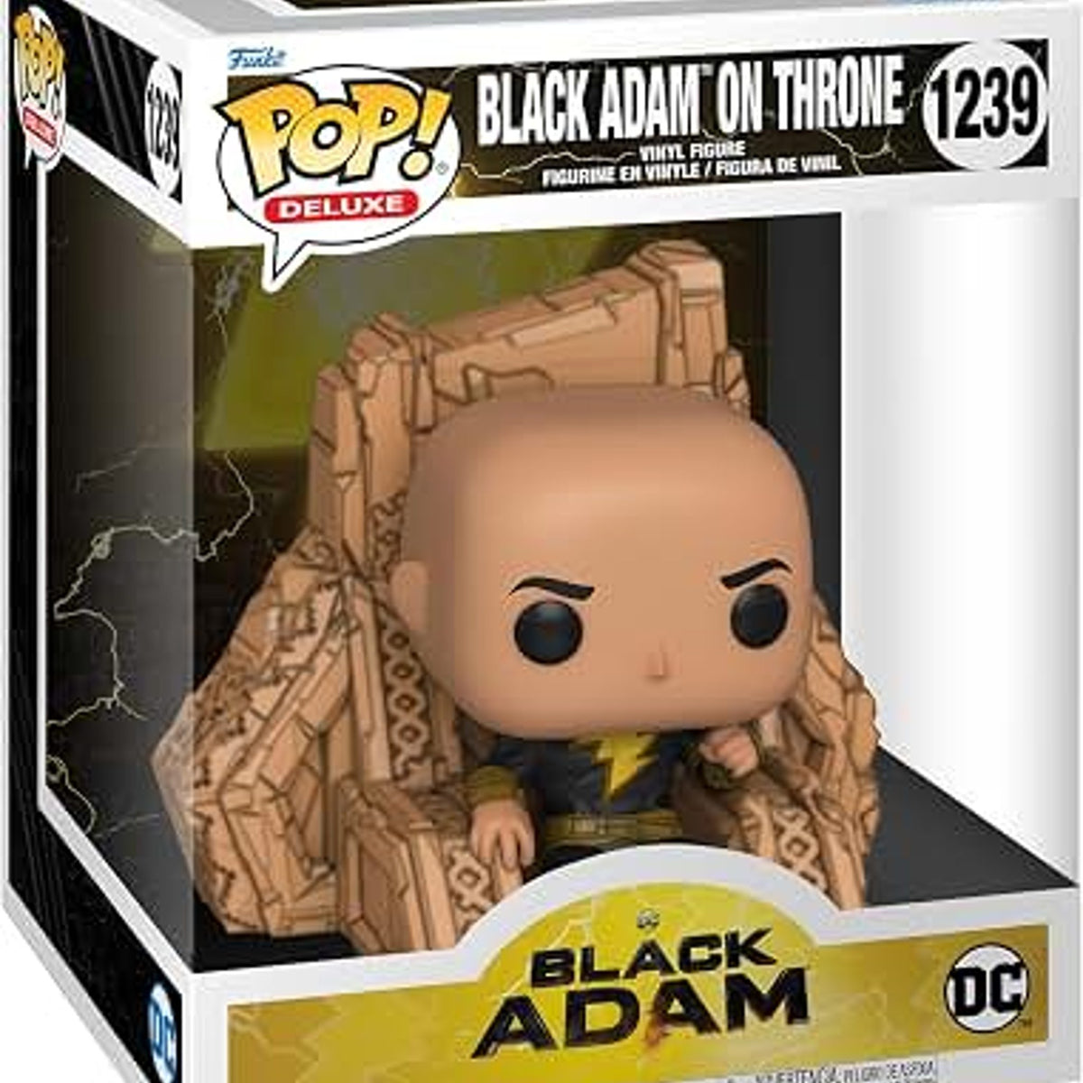 Funko POP! Deluxe: DC - Black Adam on Throne