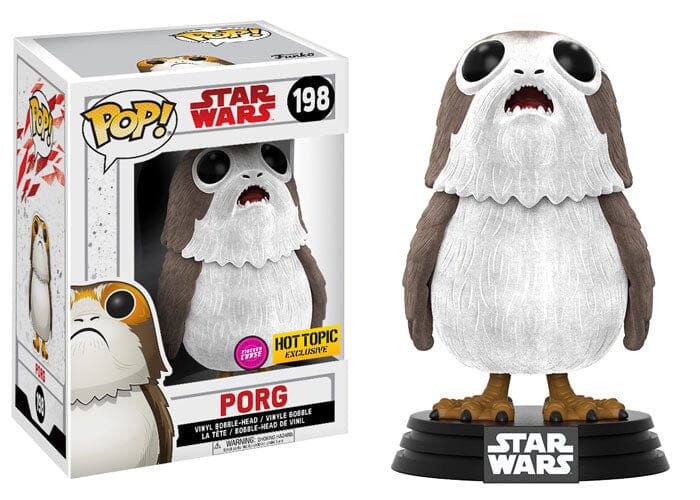 Funko Star Wars Porg Flocked Vinyl Bobble Head