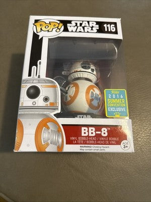 Funko Star Wars BB-8 Thumbs Up Bobble-Head Pop Vinyl Figure SDCC 2016