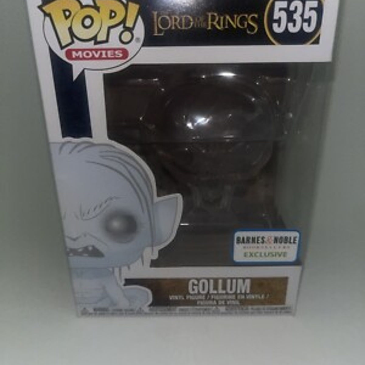 Gollum (Invisible) Funko Pop! #535 from The Lord of the Rings, Barnes & Noble Exclusive – product image 2