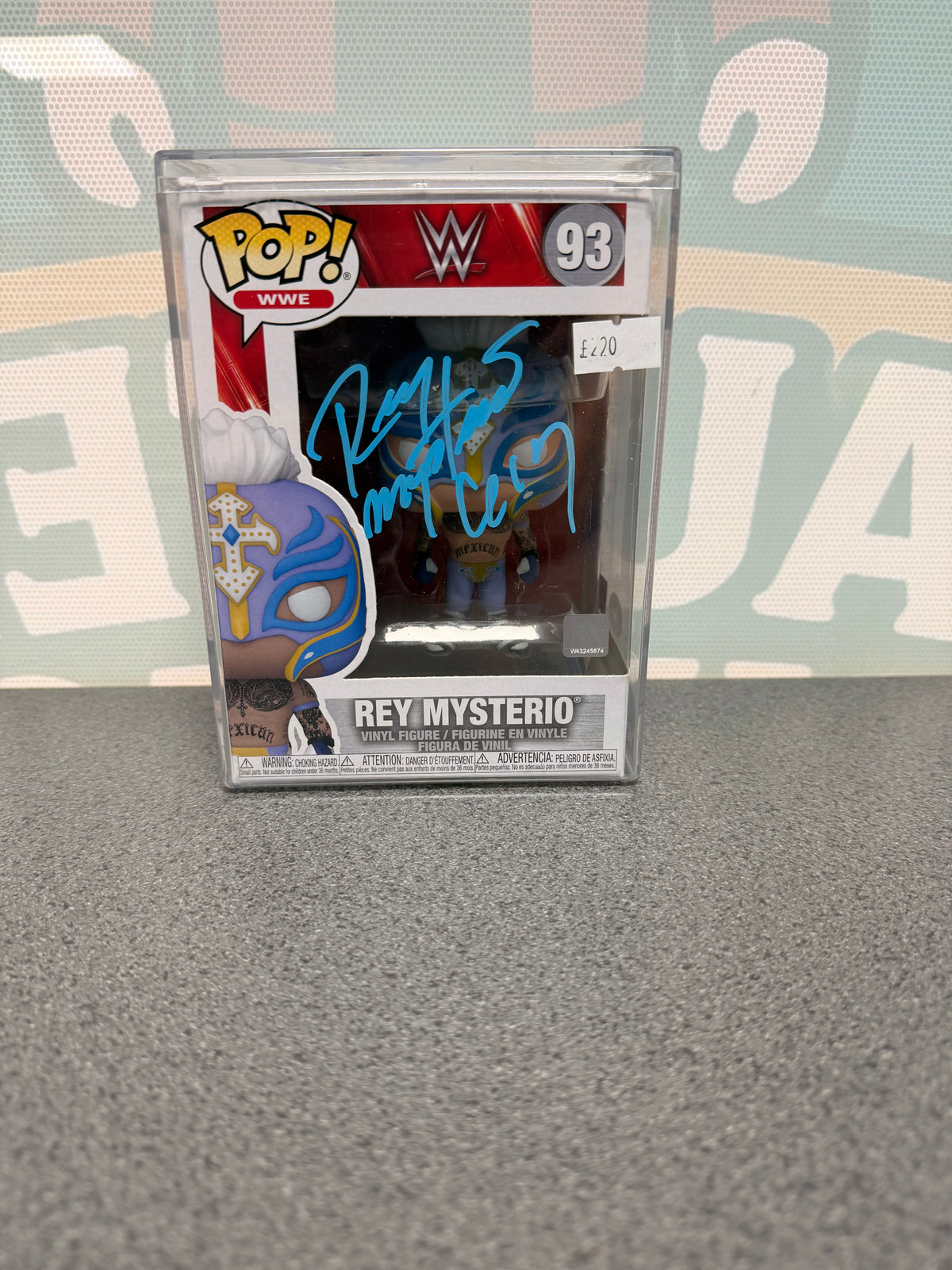 Rey Mysterio Signed Funko Pop! #93