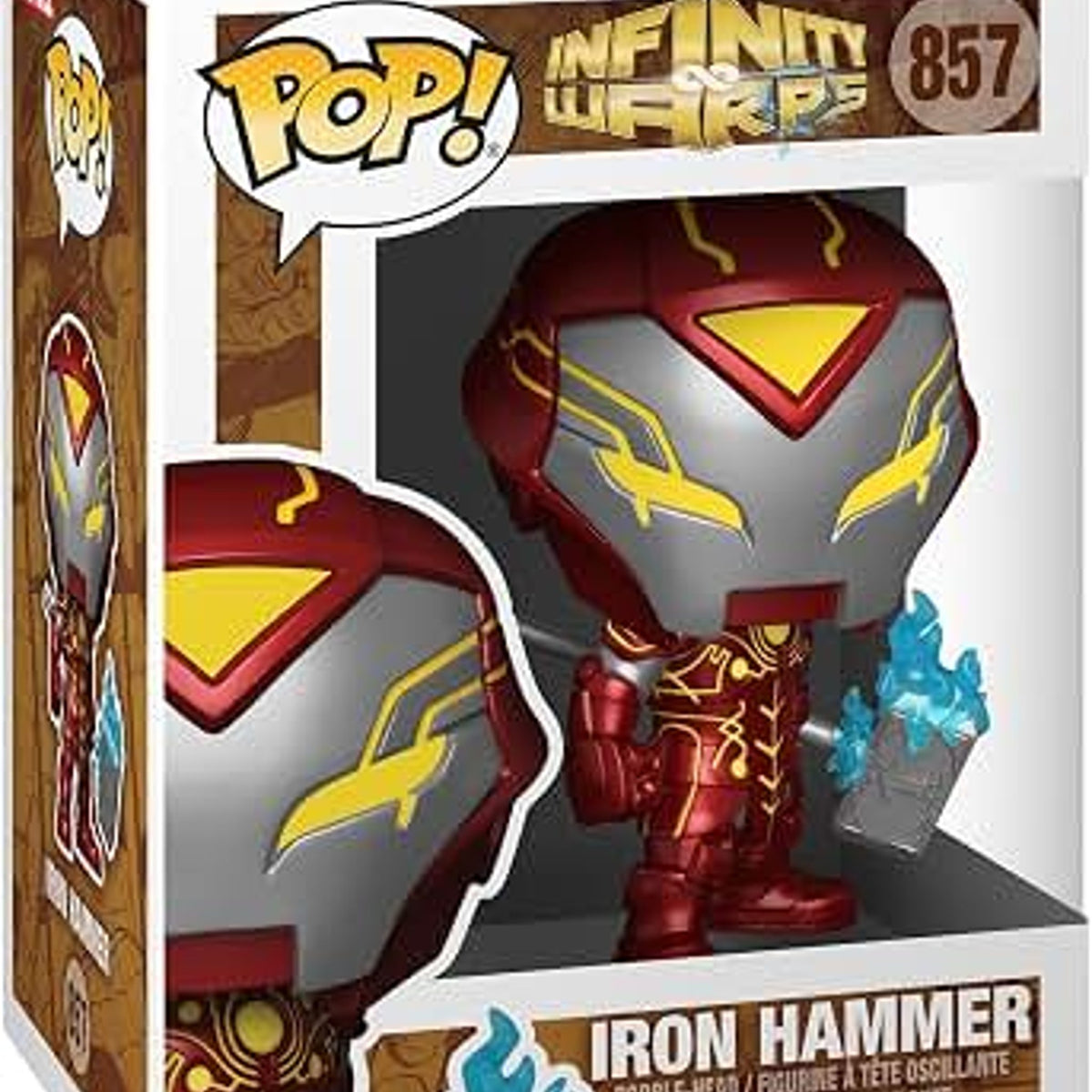 Funko Marvel Infinity Warps Pop Vinyl Figure Iron Hammer Red