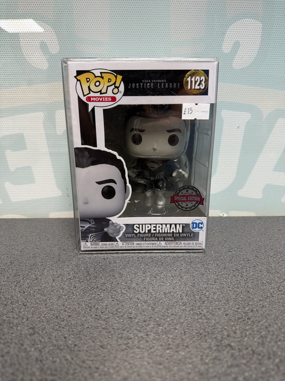 Superman Black & White Funko Pop! #1123 – Justice League