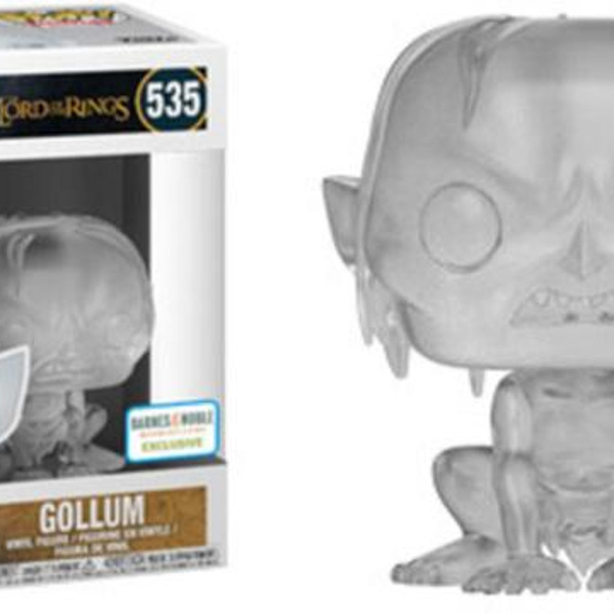 Gollum (Invisible) Funko Pop! #535 from The Lord of the Rings, Barnes & Noble Exclusive – product image 1