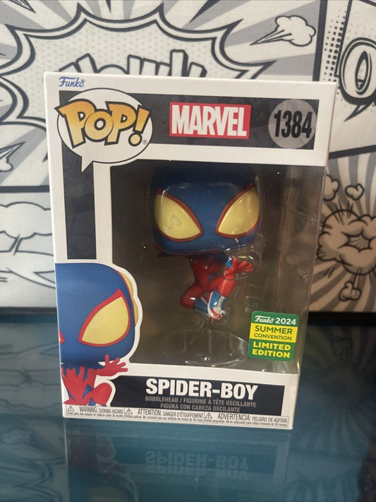 Spider-Boy Funko Pop! #1384 – Marvel, 2024 Convention Release
