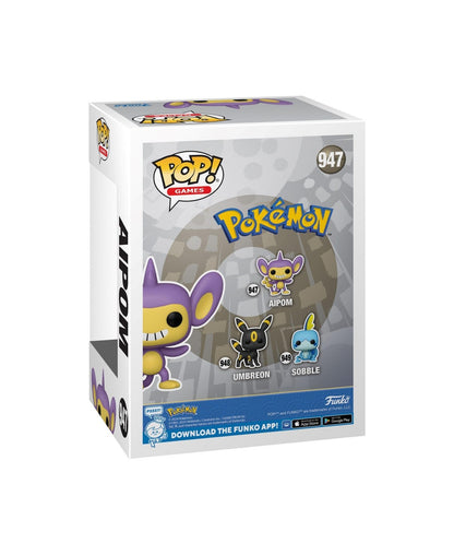Pokemon Funko Pop! Games Aipom Flocked Specialty Series