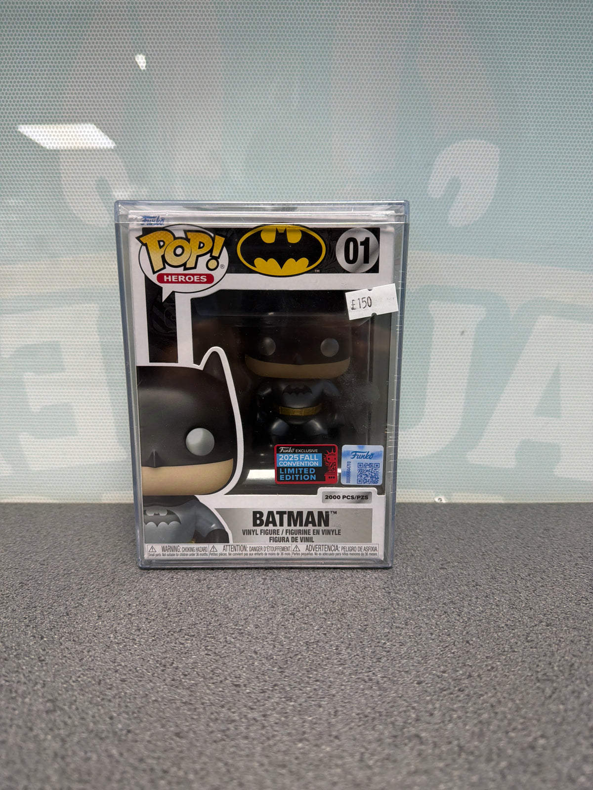 Batman #01 Pop! Heroes – 2025 Fall Convention – 2,000 Pieces – photographed boxed item
