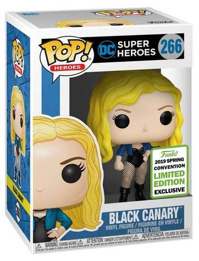 Pop! Vinyl DC Super Heroes Black Canary ECCC 2019 US Exclusive 3.75-In