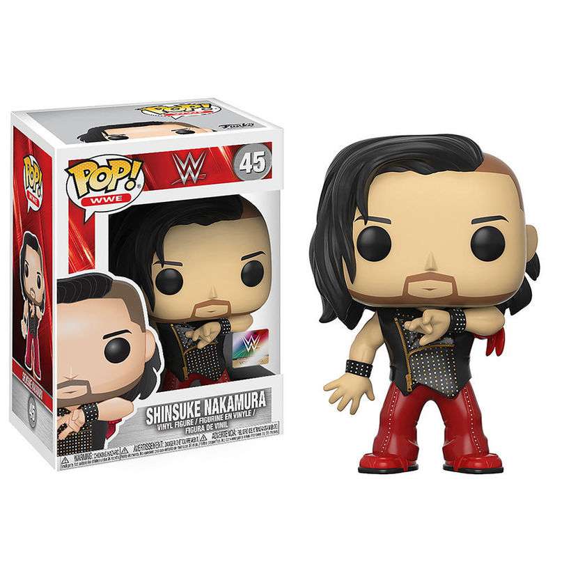 Funko POP! WWE Shinsuke Nakamura #45 Vinyl Figure Light Box Damage