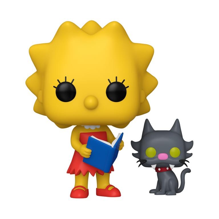Funko Pop And Buddy The Simpsons Lisa With Snowball II 3.5 And 1.5-In Figures