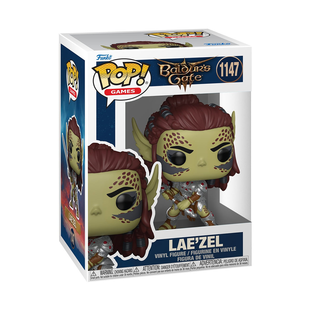 FUNKO Baldur's Gate 3 Season 2 Laezel with Sword Action Figure