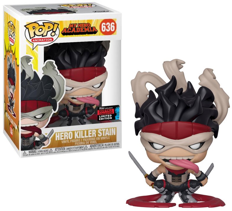 Funko Pop! Animation My Hero Academia Hero Killer Stain Vinyl Figure 3.75 in