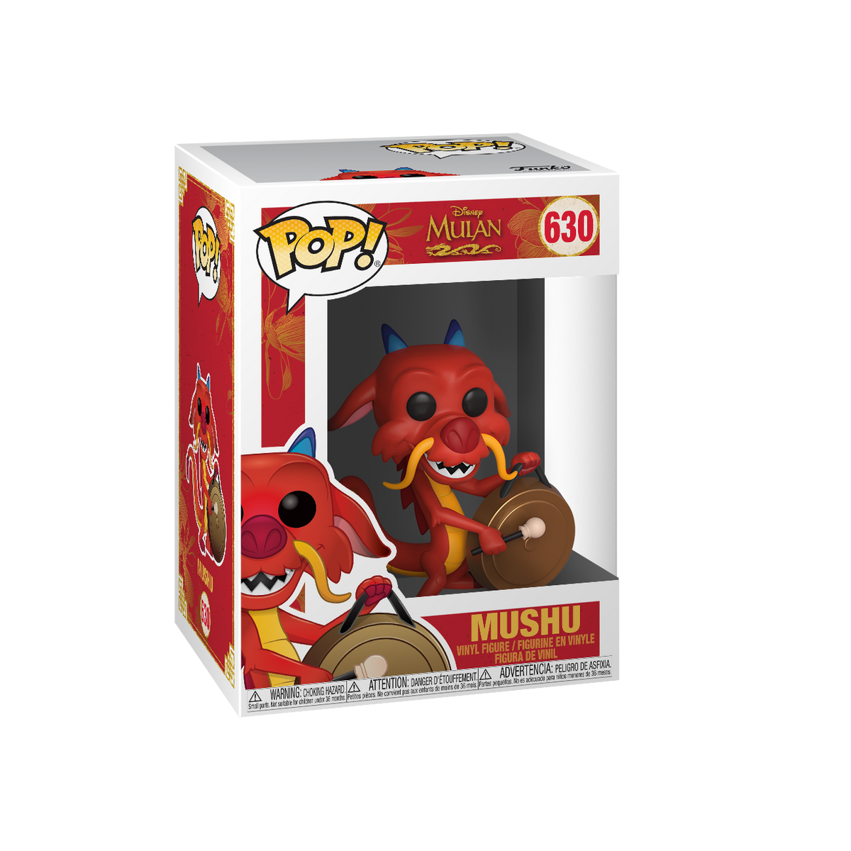 Mulan Funko POP! Disney Mushu W/Gong