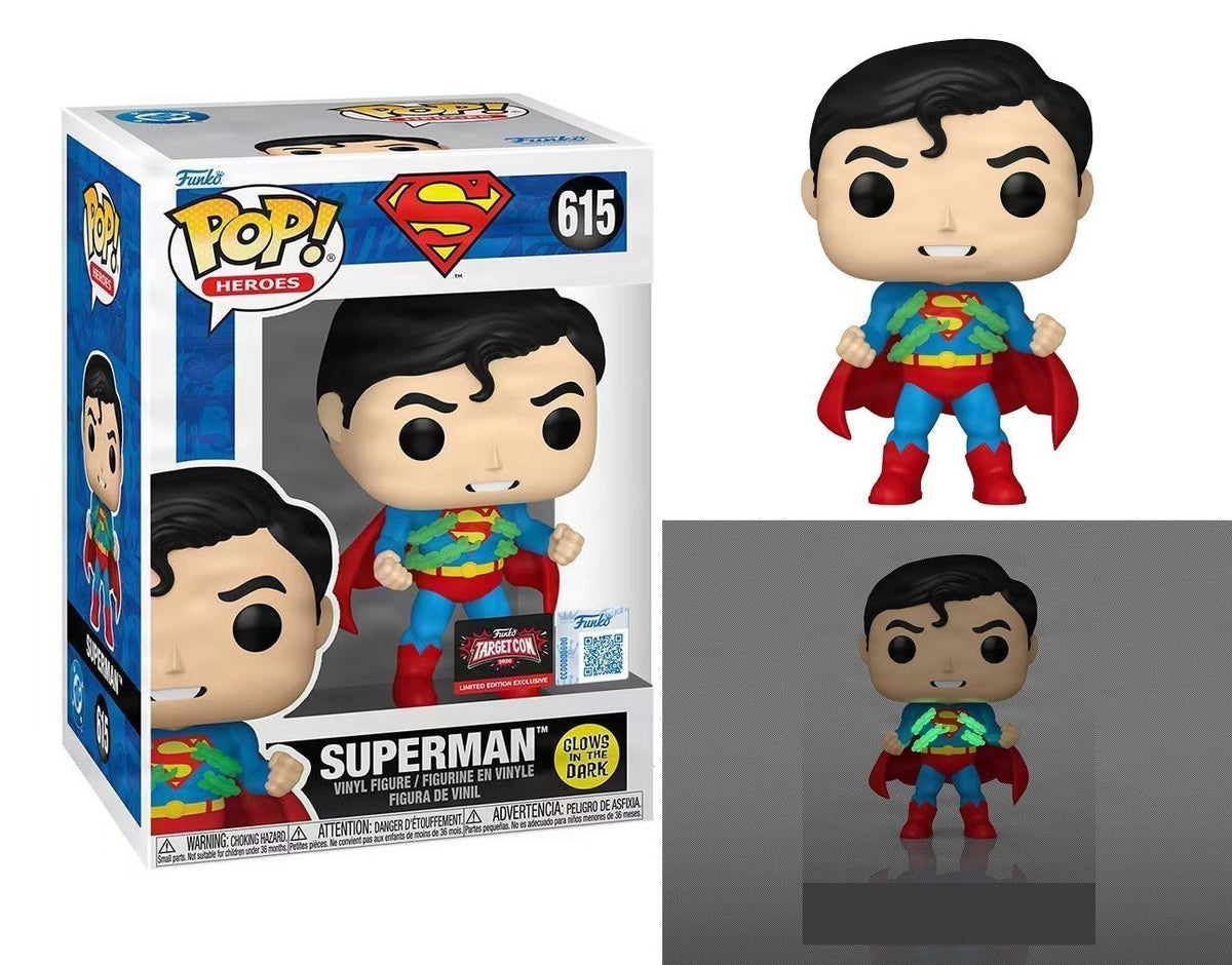 Funko Pop! Heroes DC Superman Glow in the Dark Breaking Chains Special Edition #615