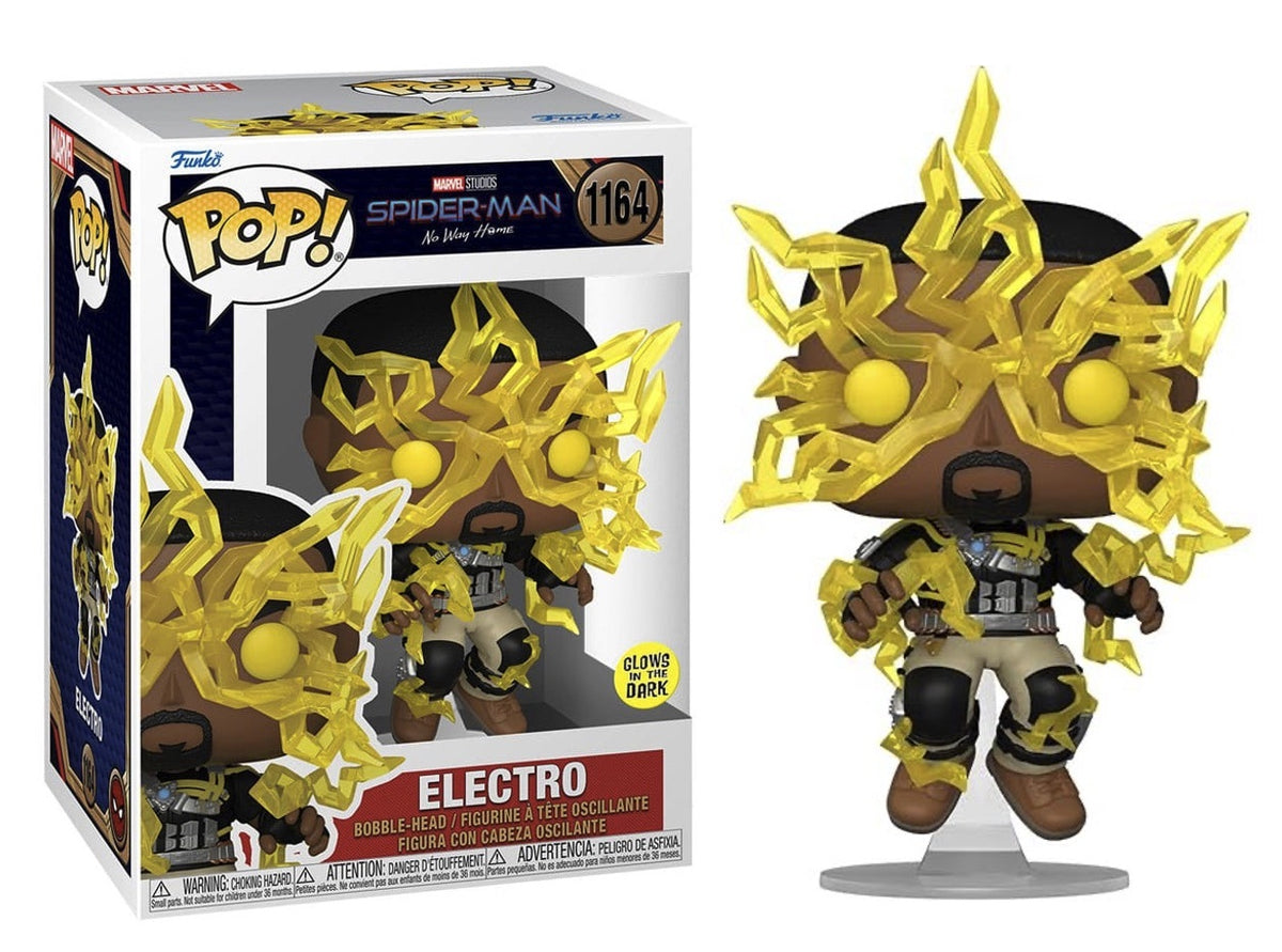 Electro Glow Funko Pop! #1164 – Spider-Man: No Way Home