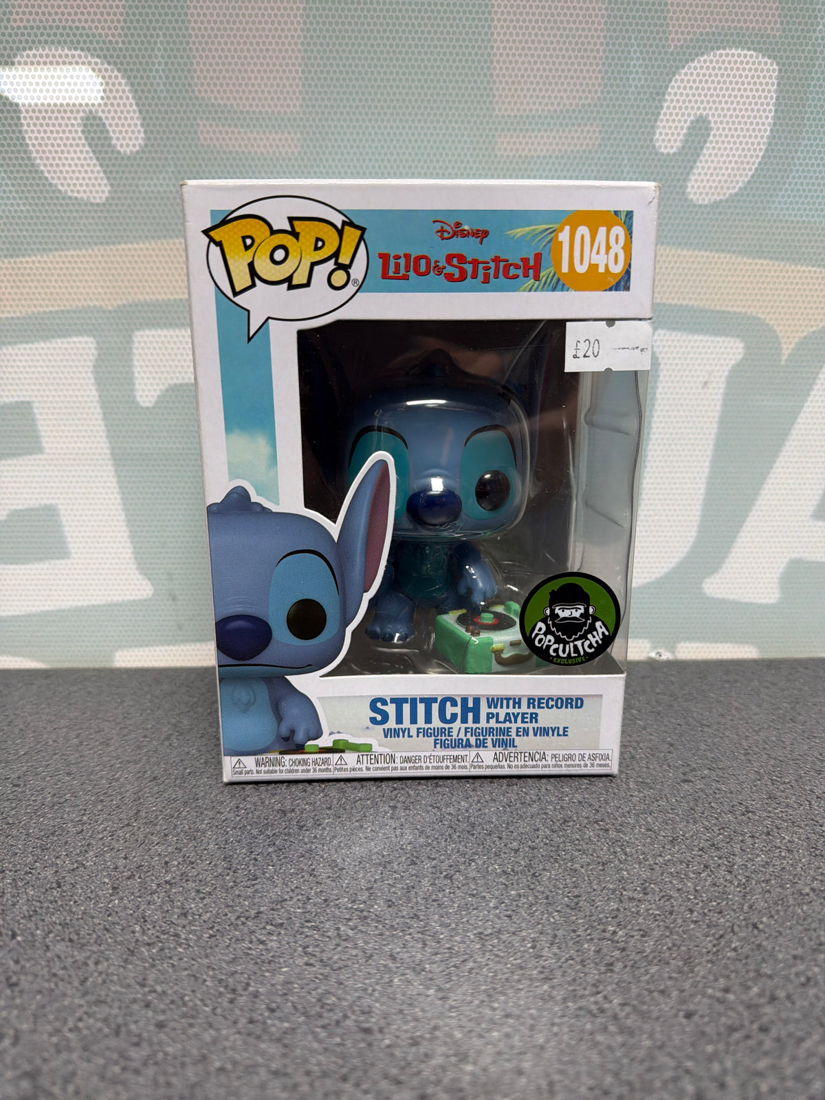 Stitch with Record Player Funko Pop! #1048 – Lilo & Stitch