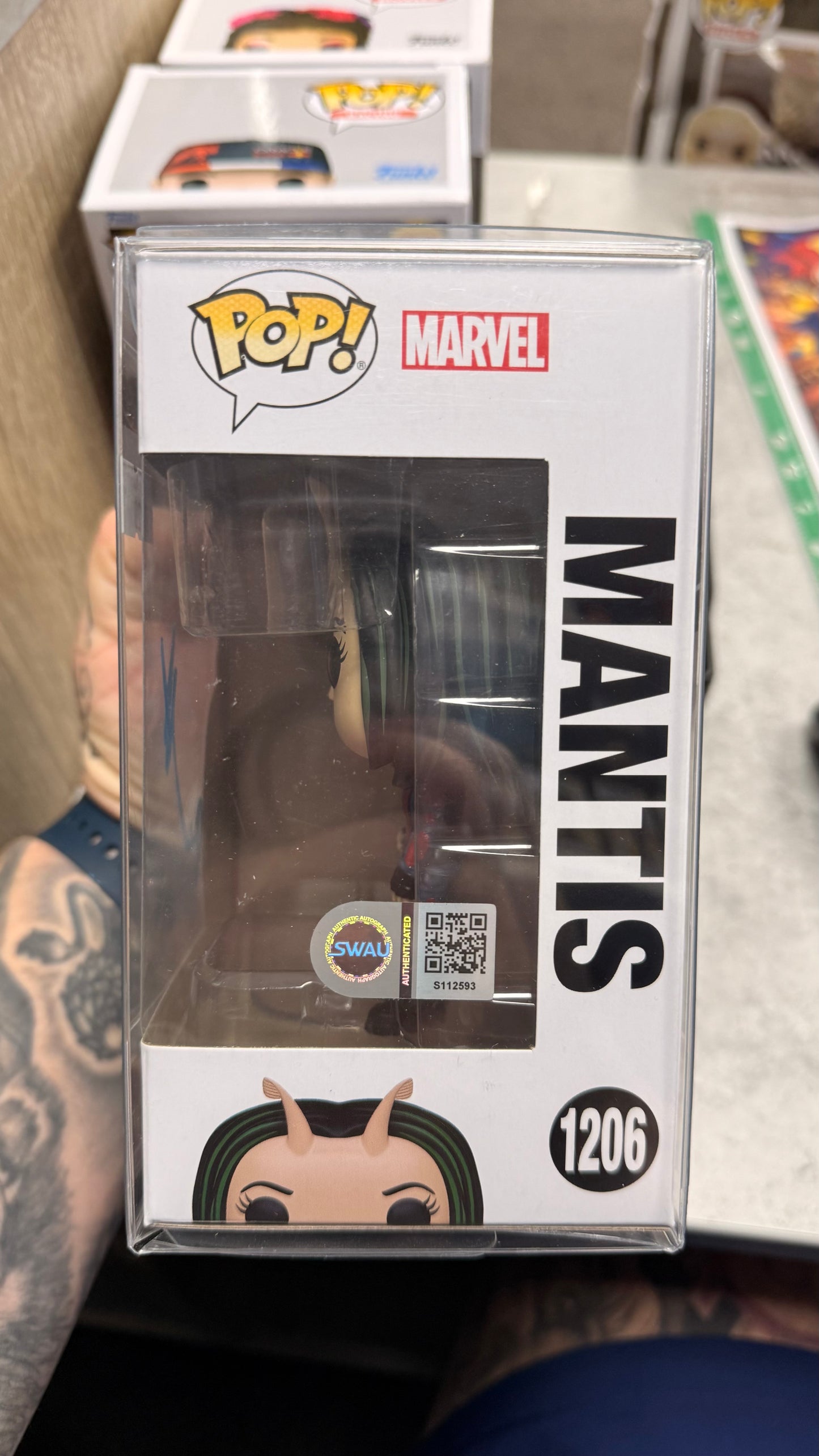 Mantis signed by Pom Klementieff