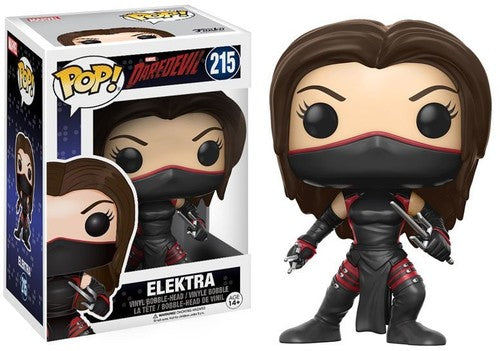 Pop! Vinyl Daredevil Elektra Vinyl Figure Box Damage