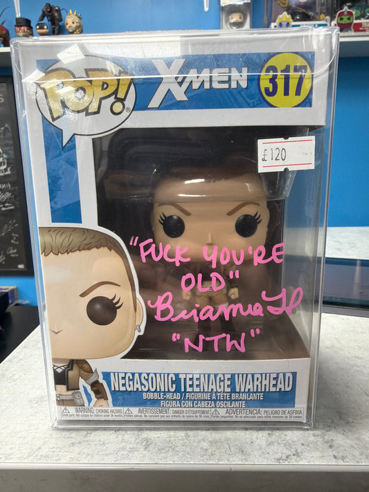 Brianna Hildebrand Signed Negasonic Teenage Warhead Funko Pop!