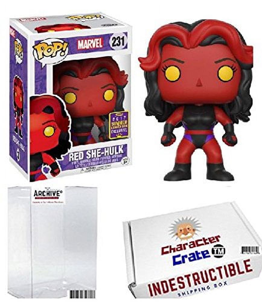Red She-Hulk Funko Pop! – Marvel, 2017 Convention Release