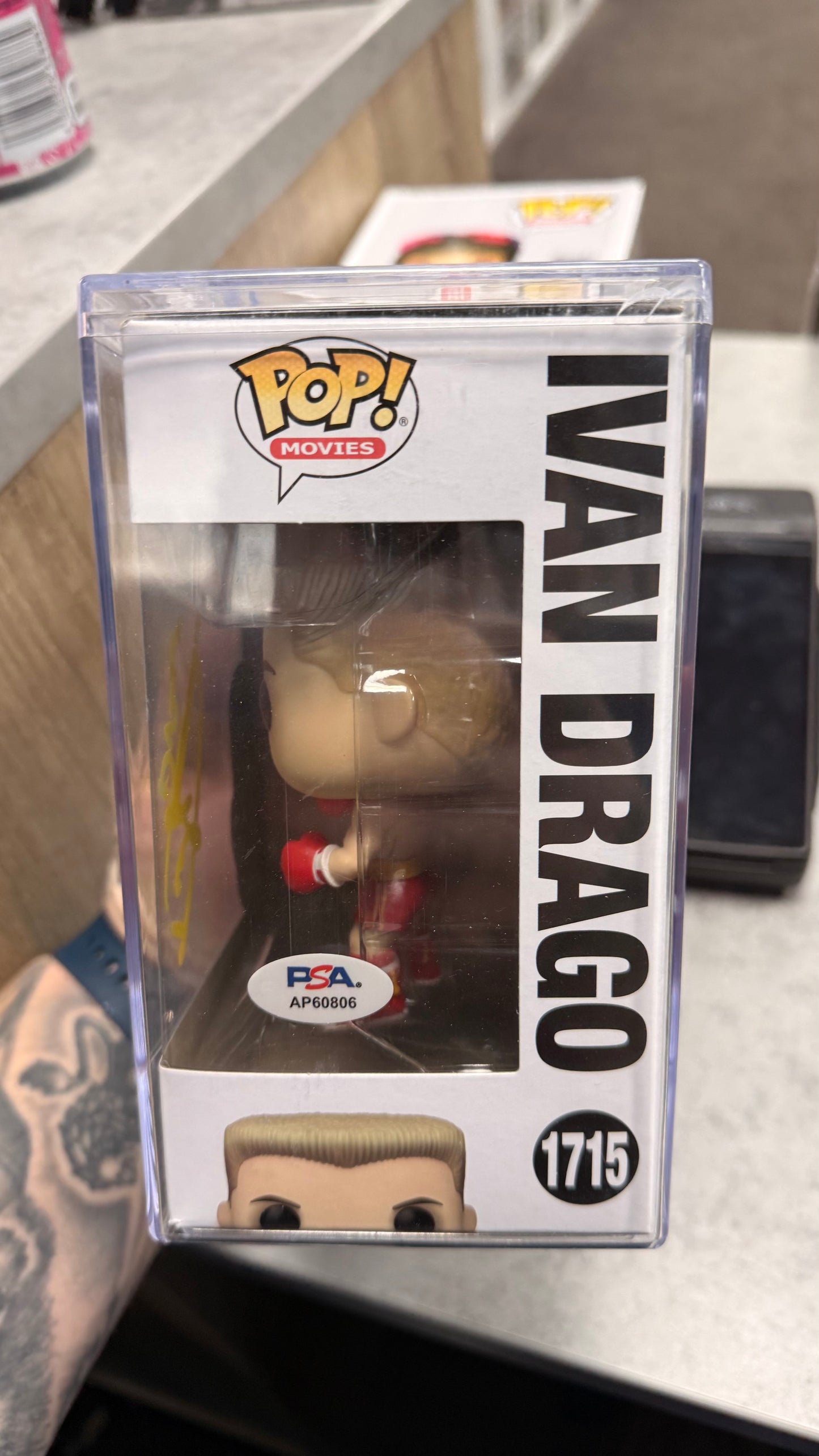 Ivan Drago signed by Dolph Lundgren