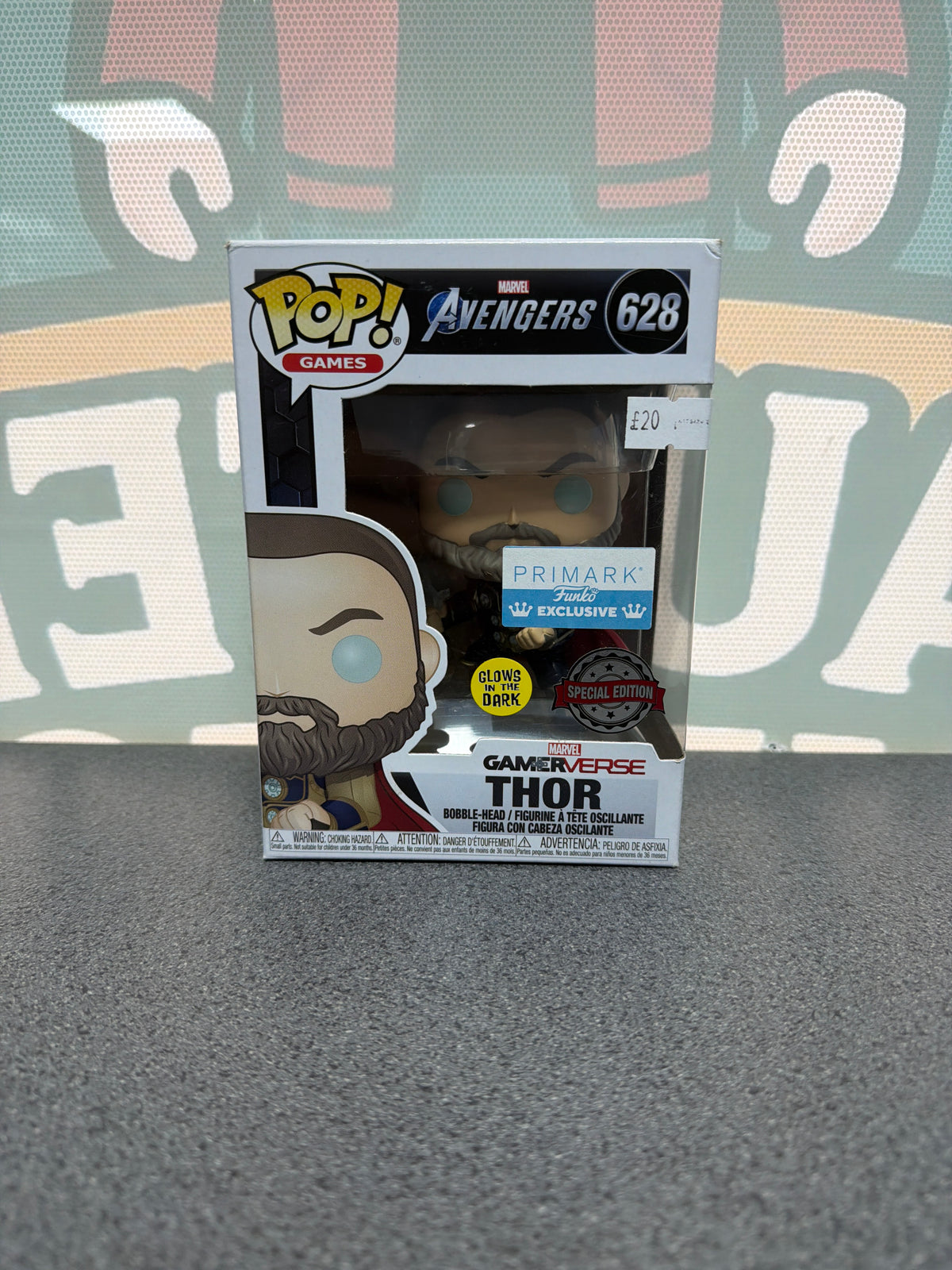 Thor Glow Funko Pop! – Marvel Avengers