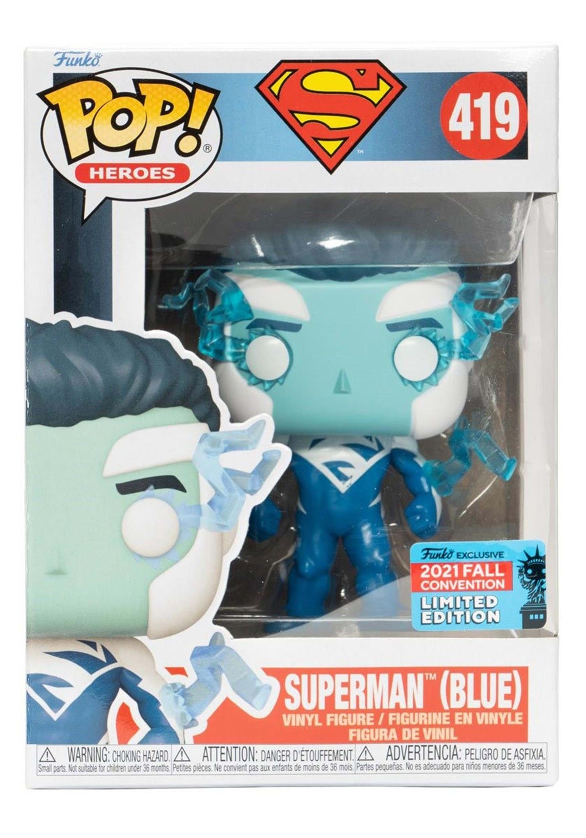 Funko Pop DC Comics Superman Blue Figure
