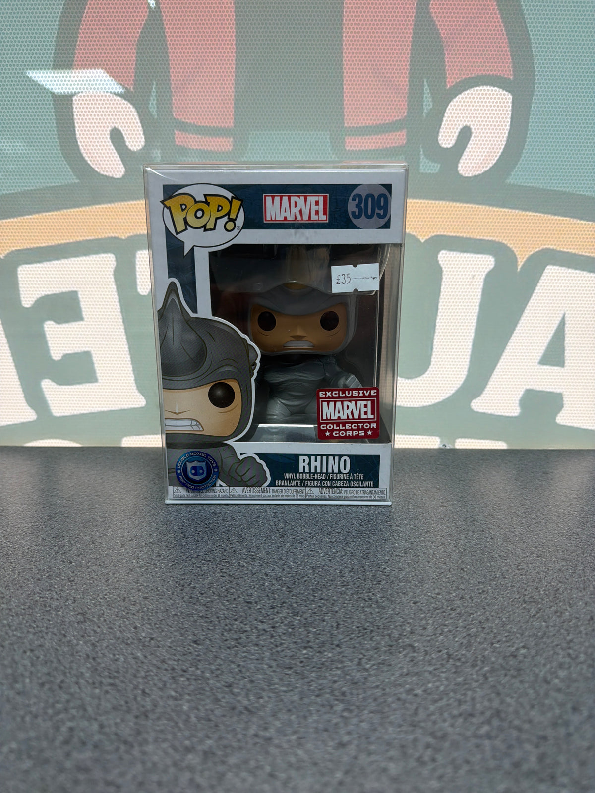 Rhino Funko Pop! #309 – Marvel Spider-Man