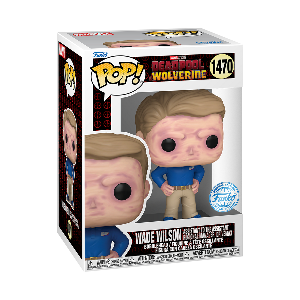 Wade Wilson Funko Pop! #1470 – Deadpool & Wolverine, Assistant to the Assistant