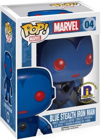 Pop! Vinyl Funko Marvel Blue Stealth Iron Man #04 Bobble-Head Figure