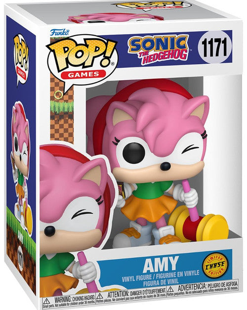 Funko POP Games Sonic Amy Rose w/CH Vinyl Figure