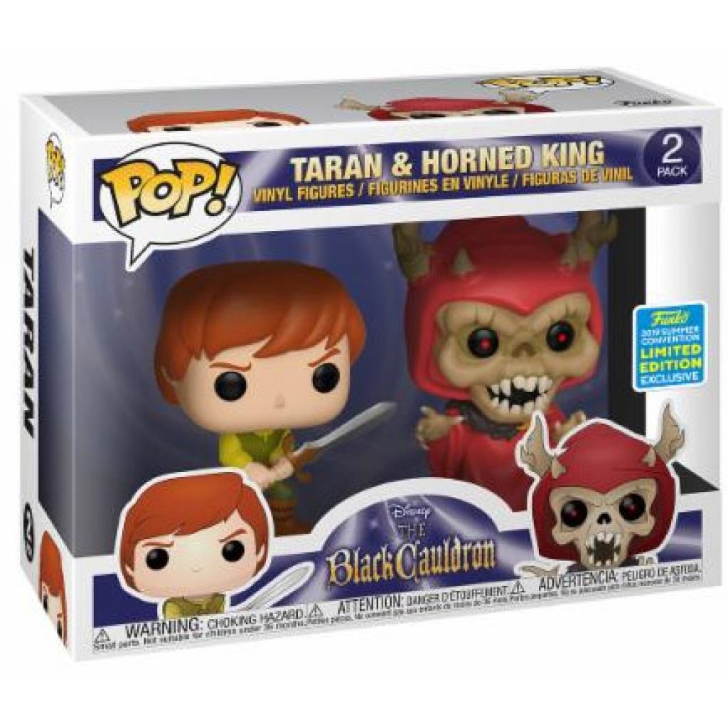 Black Cauldron Funko POP! Disney The Taran & Horned King 2-Pack