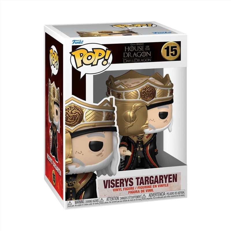 Funko POP! TV House of the Dragon Masked King Viserys Targaryen Vinyl Figure