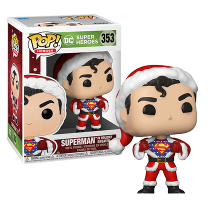 Superman Funko POP! Heroes DC Holiday- with Sweater 3.75