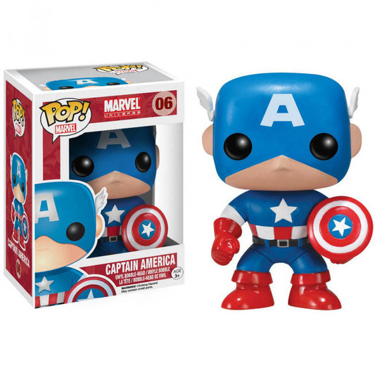 Captain America Funko Pop! – Marvel Classic Design