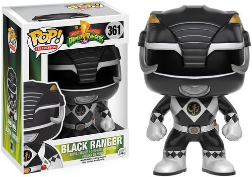 Funko Pop! Television Power Rangers Black Ranger Vinyl Figure 3.75-Inch