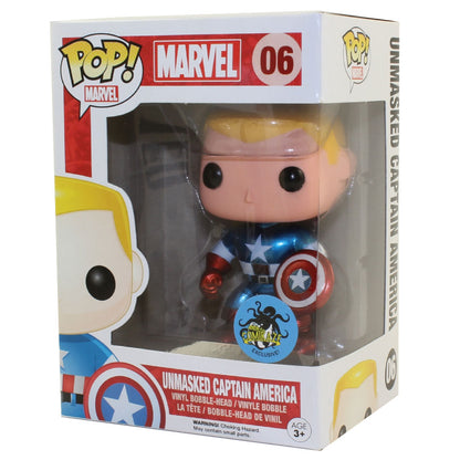 Captain America Unmasked Funko Pop! – Marvel
