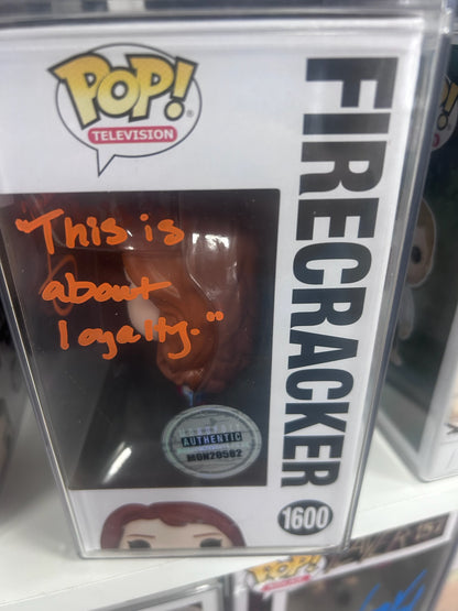 SIGNED FIRECRACKER FUNKO #1600