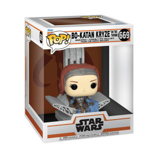 Funko POP! Deluxe Star Wars The Mandalorian S9 Bo-Katan With Throne 10-Inch