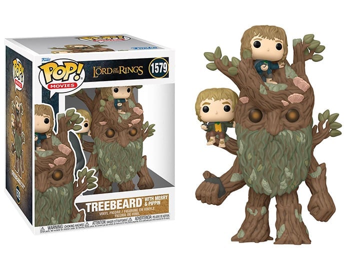 Funko POP Super The Lord of the Rings Treebeard with Merry Pippin
