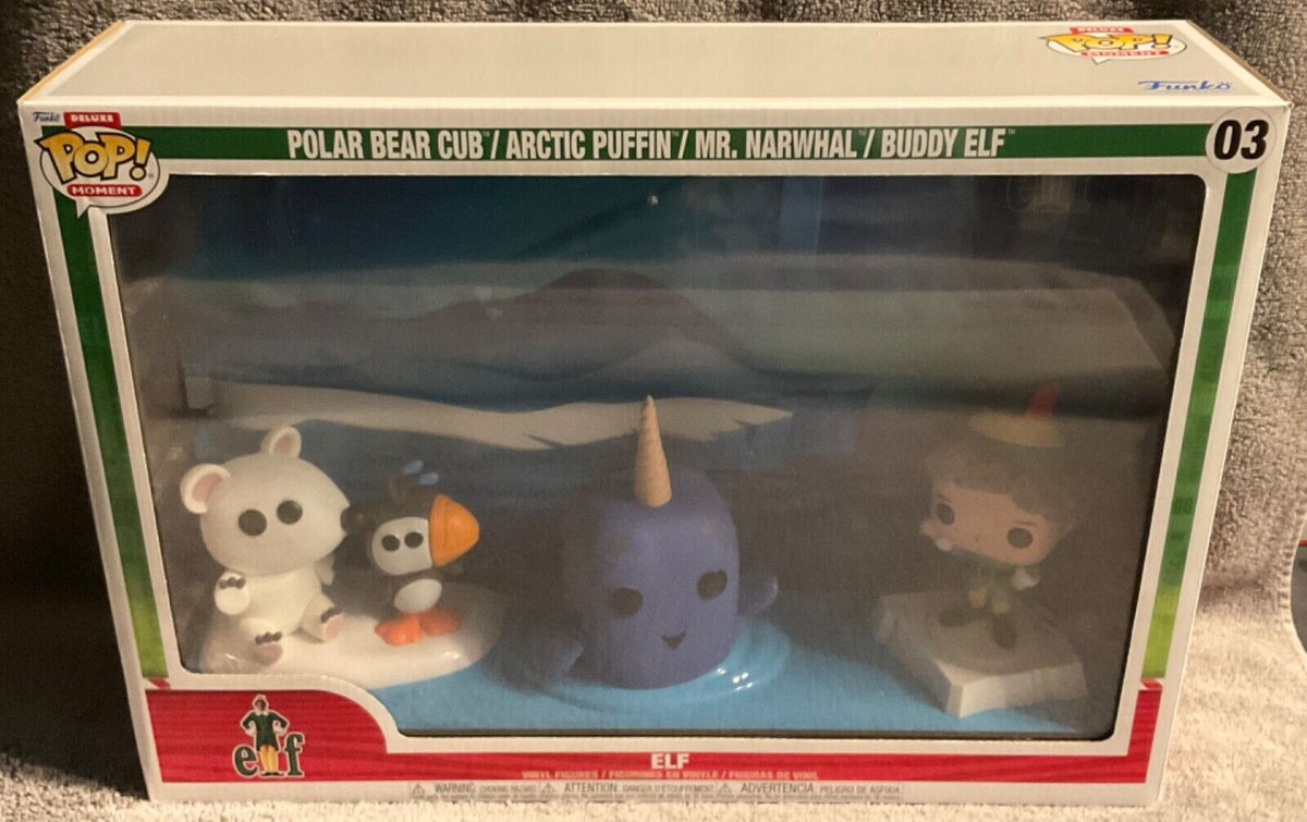 Elf Pop! Deluxe Moments Narwhal Scene