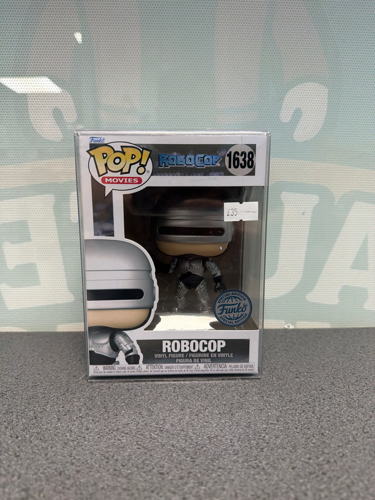 RoboCop Funko Pop! #1638 from RoboCop, Metallic – Special Edition – product image 1