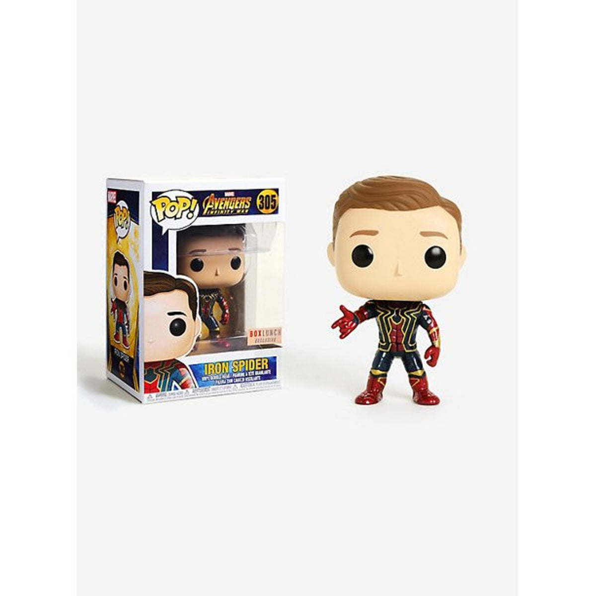 Iron Spider Unmasked Funko Pop! #305 – Marvel Avengers