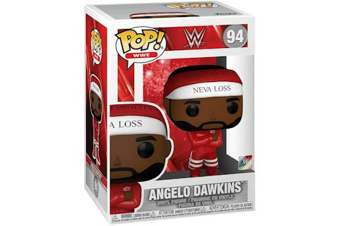 WWE Street Profits Funko POP Vinyl Figure Angelo Dawkins Red