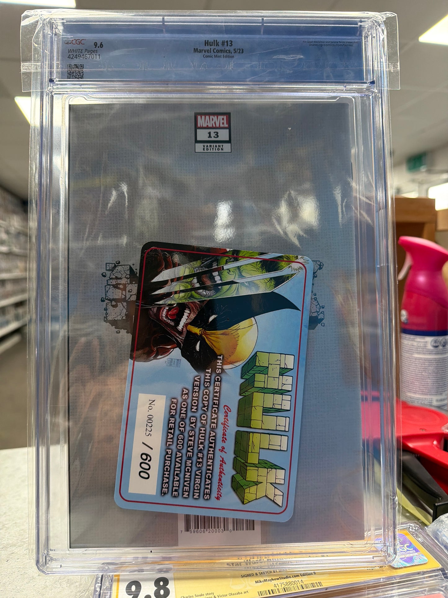 CGC 9.6 Hulk #13 225/600
